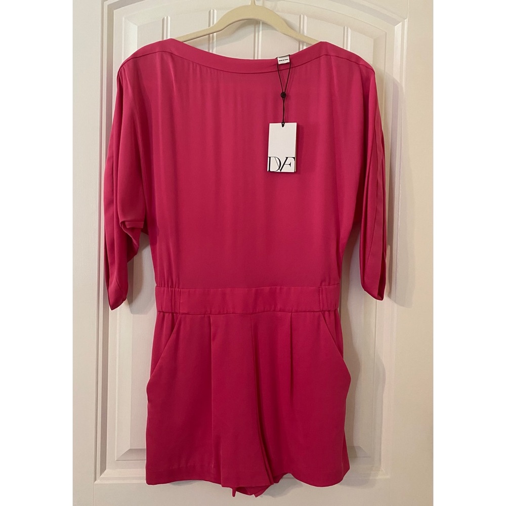 Diane Von Furstenberg DVF Pink Romper Soleil 0 NWT